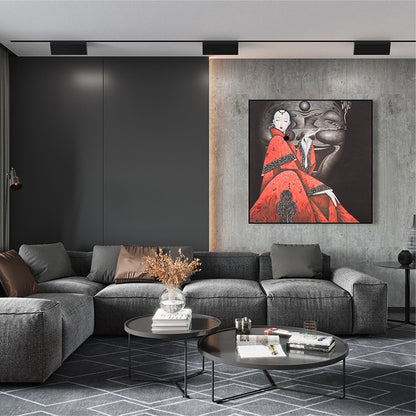 Decorative Art-Red dress-海智集-