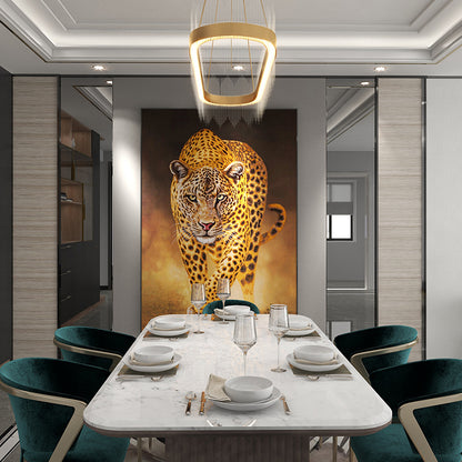 Decorative Art-The leopard's shadow is lively and dynamic-海智集-