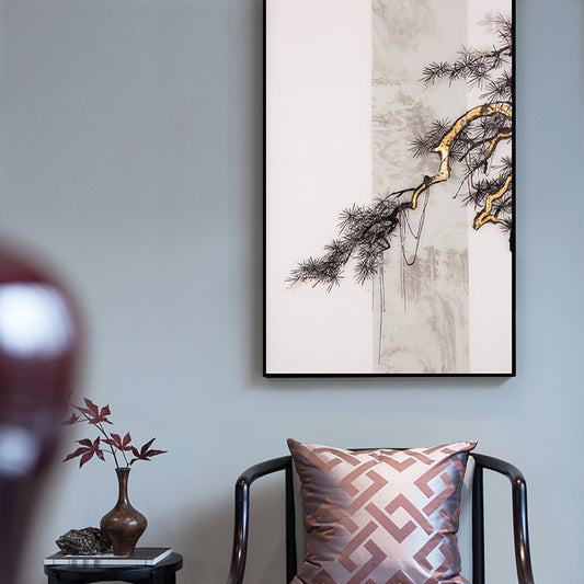 Decorative Art-Mountain stream pine-海智集-