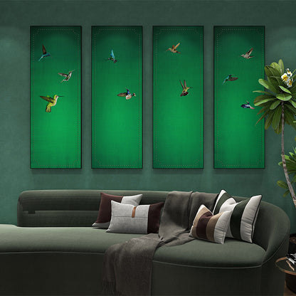 Decorative Art-Hummingbirds Dancing-海智集-