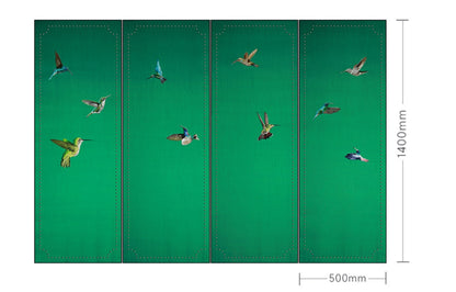 Decorative Art-Hummingbirds Dancing-海智集-