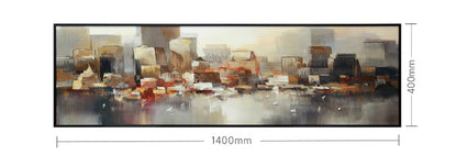 Commercial Suzhou Full Embroidery — framed, simulated silk, soft luster. Dual craftsmanship. Wholesale for decor firms, commercial use; home use too. Art decor for hotels, offices, residences.-海智集-