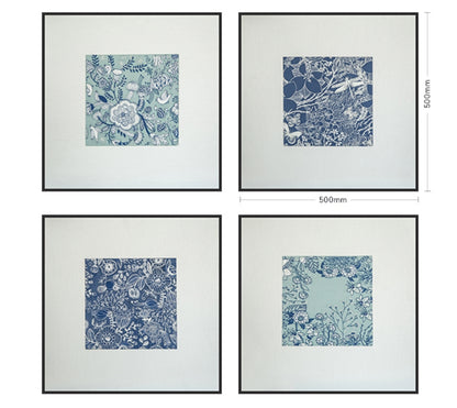 Commercial Suzhou Full Embroidery — framed, simulated silk, soft luster. Dual craftsmanship. Wholesale for decor firms, commercial use; home use too. Art decor for hotels, offices, residences.GorgeousBlues-海智集-