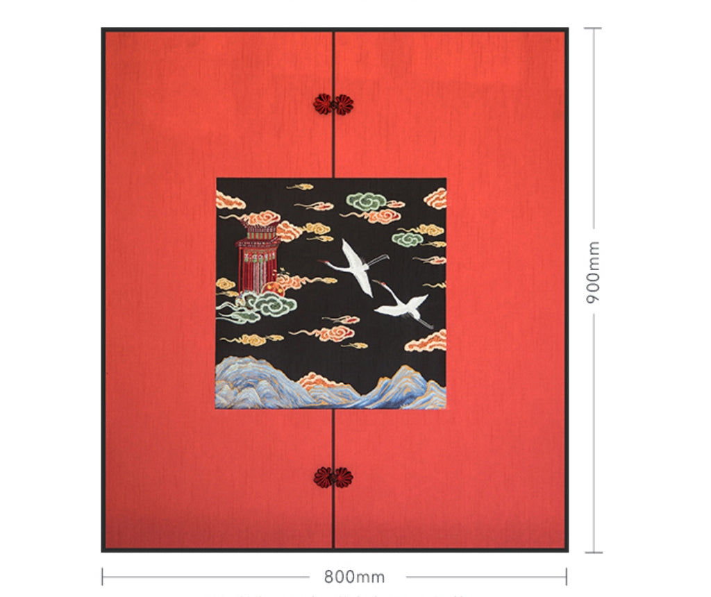 Commercial Suzhou Full Embroidery — framed, simulated silk, soft luster. Dual craftsmanship. Wholesale for decor firms, commercial use; home use too. Art decor for hotels, offices, residences.GorgeousCity in the Sky I-海智集-