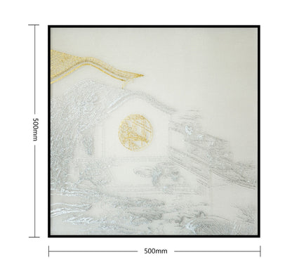 Bulk Order for Suzhou 3D Full-Embroidery Wall Art Featuring core 3D full-embroidery, high-quality materials & commercial standards. Ideal for hotel chains, enterprise groups, etc., for unified interior upgrades..Pavilion Two of Pavilions and Towers-海智集-
