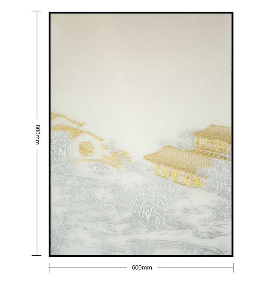Bulk Order for Suzhou 3D Full-Embroidery Wall Art Featuring core 3D full-embroidery, high-quality materials & commercial standards. Ideal for hotel chains, enterprise groups, etc., for unified interior upgrades.Attic Three of Pavilions and Towers-海智集-