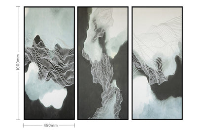 Commercial Suzhou Full Embroidery — framed, simulated silk, soft luster. Dual craftsmanship. Wholesale for decor firms, commercial use; home use too. Art decor for hotels, offices, residences.Sky Impression-海智集-