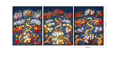 Commercial Suzhou Full Embroidery — framed, simulated silk, soft luster. Dual craftsmanship. Wholesale for decor firms, commercial use; home use too. Art decor for hotels, offices, residences.Fruits of Victory-海智集-