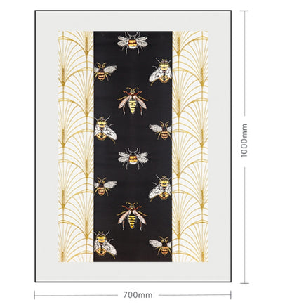 Commercial Suzhou Full Embroidery — framed, simulated silk, soft luster. Dual craftsmanship. Wholesale for decor firms, commercial use; home use too. Art decor for hotels, offices, residences.Bee Dance-海智集-
