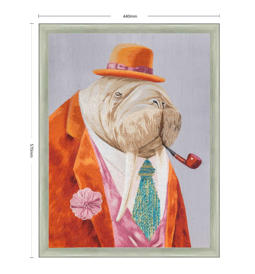 Bulk Order for Suzhou 3D Full-Embroidery Wall Art Featuring core 3D full-embroidery, high-quality materials & commercial standards. Ideal for hotel chains, enterprise groups, etc., for unified interior upgradesRich Old He-海智集-