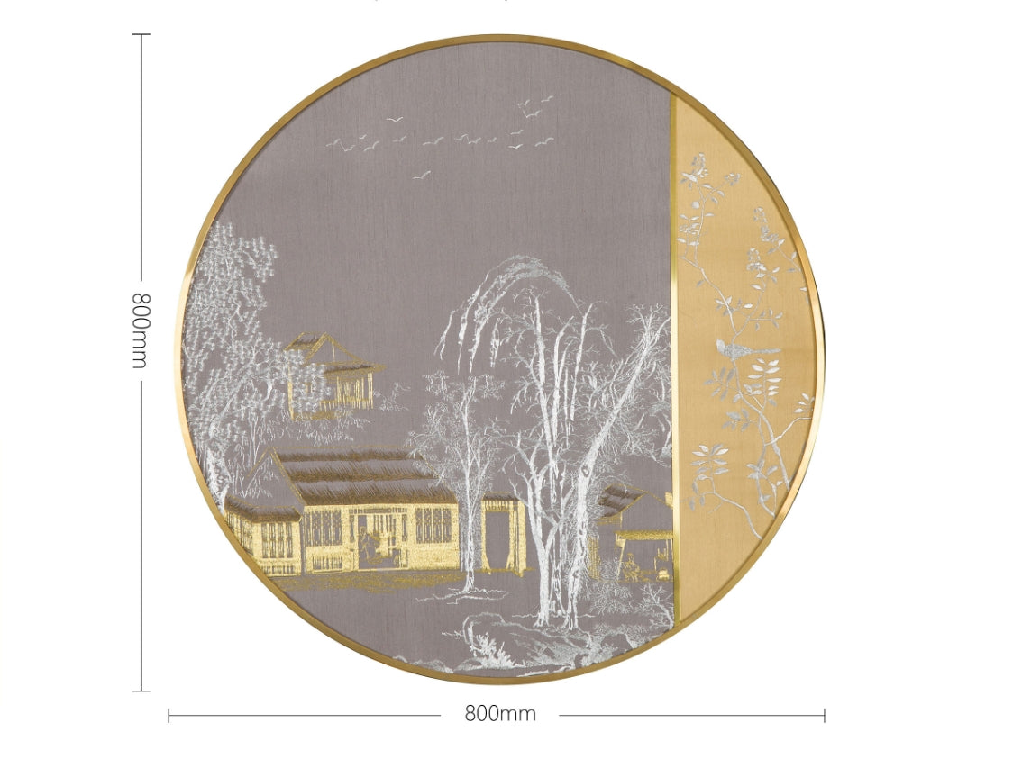 Bulk Order for Suzhou 3D Full-Embroidery Wall Art Featuring core 3D full-embroidery, high-quality materials & commercial standards. Ideal for hotel chains, enterprise groups, etc., for unified interior upgradesRace.Snow - bound Penglai One-海智集-
