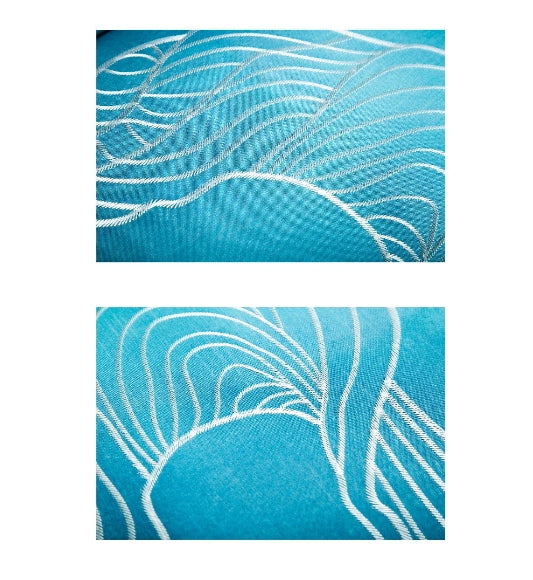 High-End Embroidery Decorative Painting - Suzhou Embroidery with Silk Full-Embroidery Craftsmanship | Commercial Space Soft Decoration Wall Hanging | Bulk Purchases Available with Customizable Patterns and Sizes.Misty Waves Vast and Boundless-海智集-