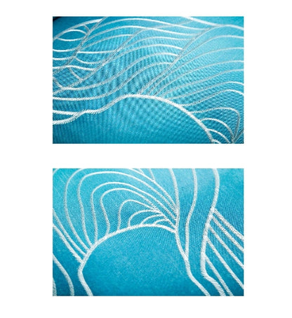 High-End Embroidery Decorative Painting - Suzhou Embroidery with Silk Full-Embroidery Craftsmanship | Commercial Space Soft Decoration Wall Hanging | Bulk Purchases Available with Customizable Patterns and Sizes.Misty Waves Vast and Boundless-海智集-