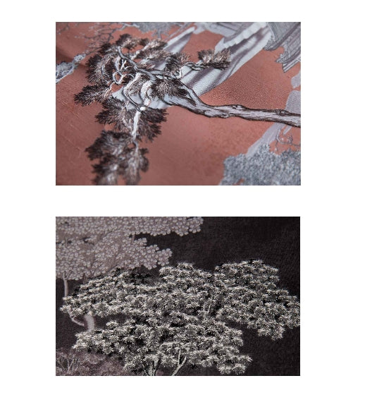 High-End Embroidery Decorative Painting - Suzhou Embroidery with Silk Full-Embroidery Craftsmanship | Commercial Space Soft Decoration Wall Hanging | Bulk Purchases Available with Customizable Patterns and Sizes.Wind Pavilion and Water Pavilion-海智集-