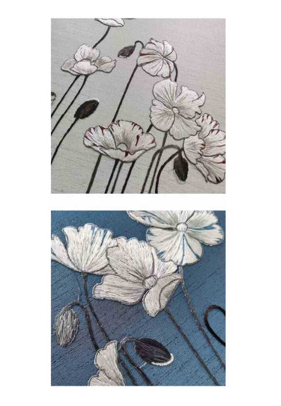 High-End Embroidery Decorative Painting - Suzhou Embroidery with Silk Full-Embroidery Craftsmanship | Commercial Space Soft Decoration Wall Hanging | Bulk Purchases Available with Customizable Patterns and Sizes.Lush and Flourishing-海智集-