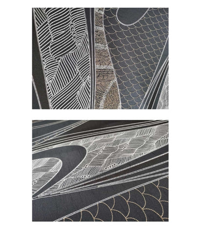 High-End Embroidery Decorative Painting - Suzhou Embroidery with Silk Full-Embroidery Craftsmanship | Commercial Space Soft Decoration Wall Hanging | Bulk Purchases Available with Customizable Patterns and Sizes.Clouds Rising to Form the Sea-海智集-