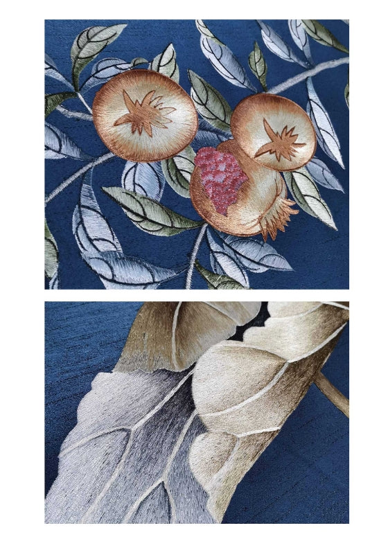 High-End Embroidery Decorative Painting - Suzhou Embroidery with Silk Full-Embroidery Craftsmanship | Commercial Space Soft Decoration Wall Hanging | Bulk Purchases Available with Customizable Patterns and Sizes.Graceful and Elegant-海智集-