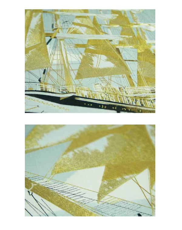 High-End Embroidery Decorative Painting - Suzhou Embroidery with Silk Full-Embroidery Craftsmanship | Commercial Space Soft Decoration Wall Hanging | Bulk Purchases Available with Customizable Patterns and Sizes.Smooth Sailing-海智集-