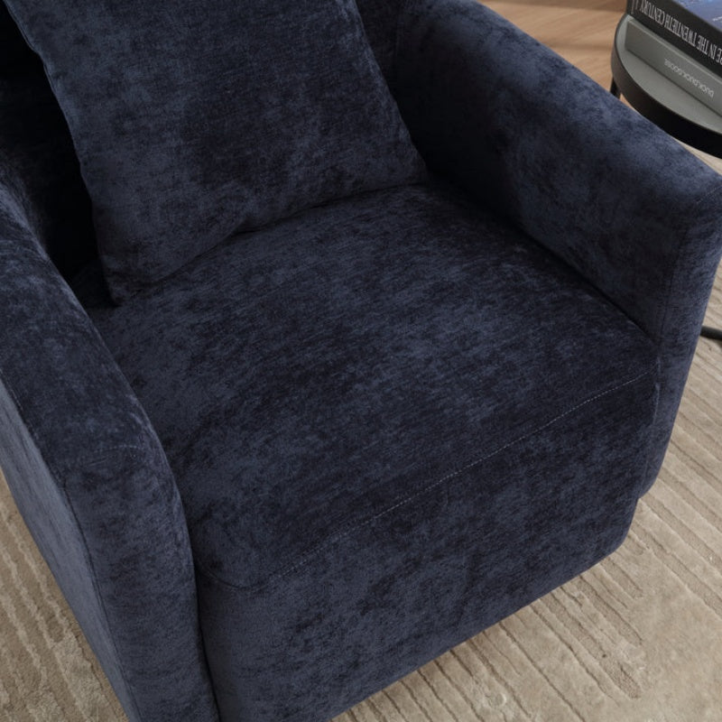 COOLMORE 360 degree rotation design, multi-gear adjustment backrest, soft and comfortable chenille fabric, ergonomic design of the living room chair-海智集-Default-