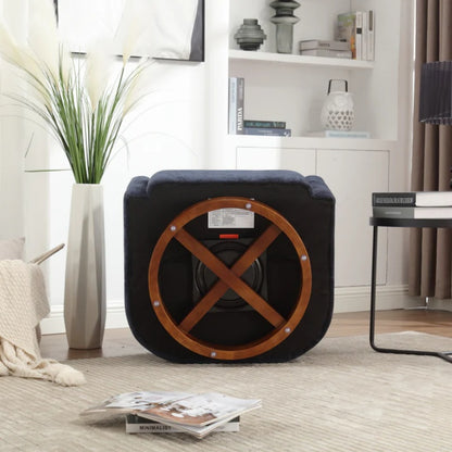 COOLMORE 360 degree rotation design, multi-gear adjustment backrest, soft and comfortable chenille fabric, ergonomic design of the living room chair-海智集-Default-