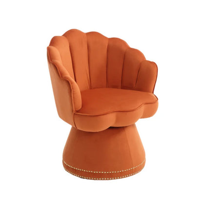 COOLMORE Swivel Barrel Chair, Comfy Round Accent Sofa Chair for Living Room, 360 Degree Swivel Barrel Club Chair, Leisure Arm Chair for Nursery, Hotel, Bedroom, Office, Lounge-海智集-Default-