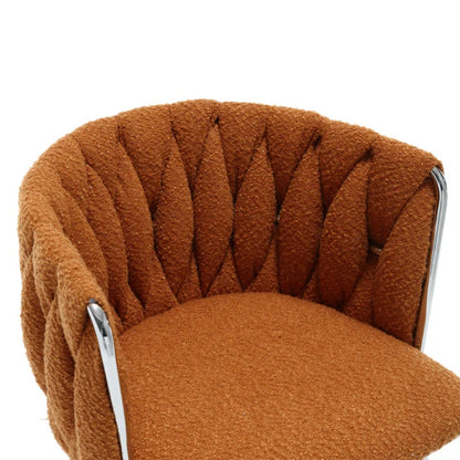 COOLMORE Leisure Dining Chairs Accent Chair Velvet Accent Lounge Chair With Metal Feet 2PC/SET-海智集-Default-