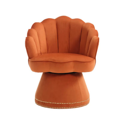 COOLMORE Swivel Barrel Chair, Comfy Round Accent Sofa Chair for Living Room, 360 Degree Swivel Barrel Club Chair, Leisure Arm Chair for Nursery, Hotel, Bedroom, Office, Lounge-海智集-Default-