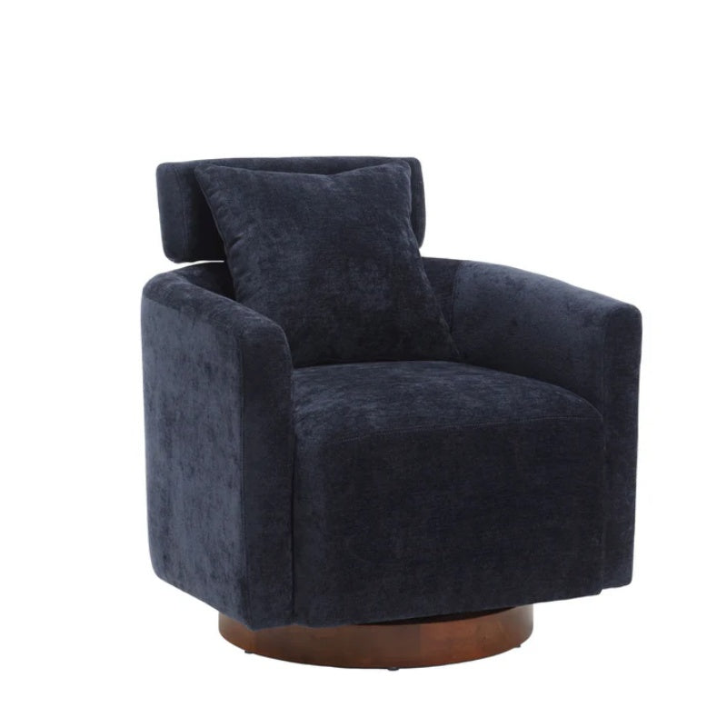 COOLMORE 360 degree rotation design, multi-gear adjustment backrest, soft and comfortable chenille fabric, ergonomic design of the living room chair-海智集-Default-