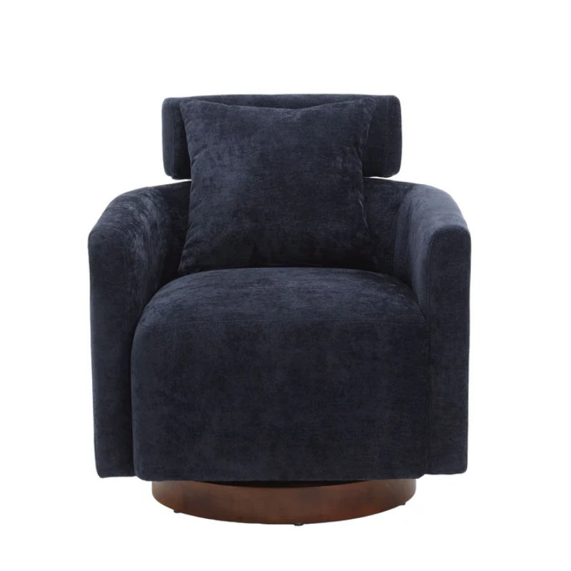 COOLMORE 360 degree rotation design, multi-gear adjustment backrest, soft and comfortable chenille fabric, ergonomic design of the living room chair-海智集-Default-