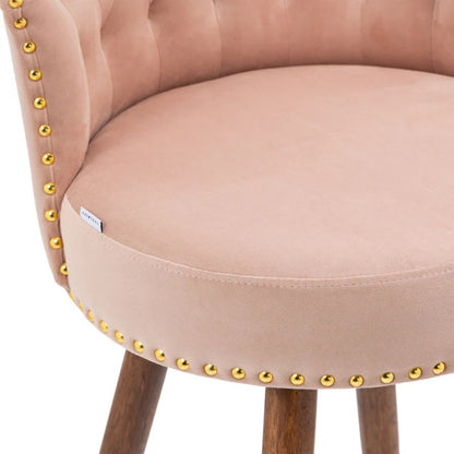 COOLMORE Swivel Bar Stools with Backrest Footrest ，with a fixed height of 360 degrees-海智集-Default-