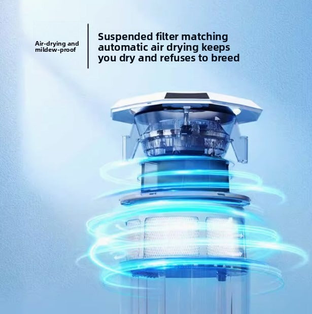 Pure smart humidifier, home bedroom fog-free sterilization humidifier, air purifier, desktop light sound-海智集-