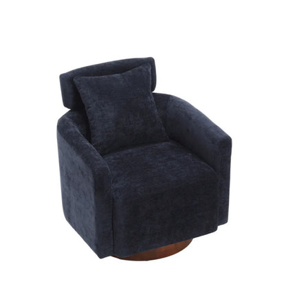 COOLMORE 360 degree rotation design, multi-gear adjustment backrest, soft and comfortable chenille fabric, ergonomic design of the living room chair-海智集-Default-