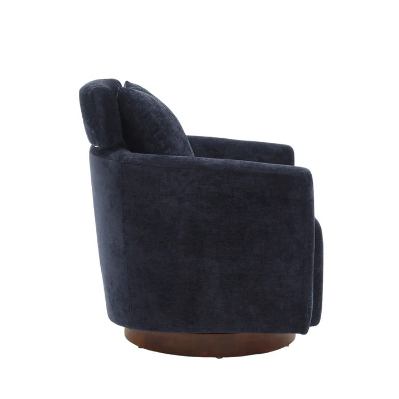COOLMORE 360 degree rotation design, multi-gear adjustment backrest, soft and comfortable chenille fabric, ergonomic design of the living room chair-海智集-Default-