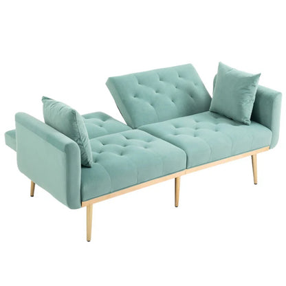 COOLMORE Velvet Sofa , Accent sofa .loveseat sofa with metal feet-海智集-Default-