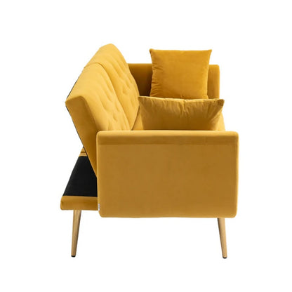 COOLMORE Velvet Sofa , Accent sofa .loveseat sofa with metal feet-海智集-Default-