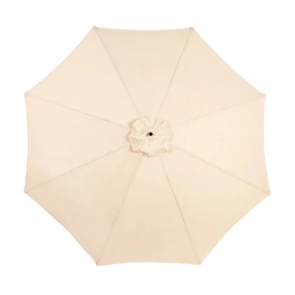 Best Choice Products 10ft Offset Hanging Market Patio Umbrella w/Easy Tilt Adjustment, Polyester Shade, 8 Ribs for Backyard, Poolside - ( khaki )(No Base)-海智集-Default-