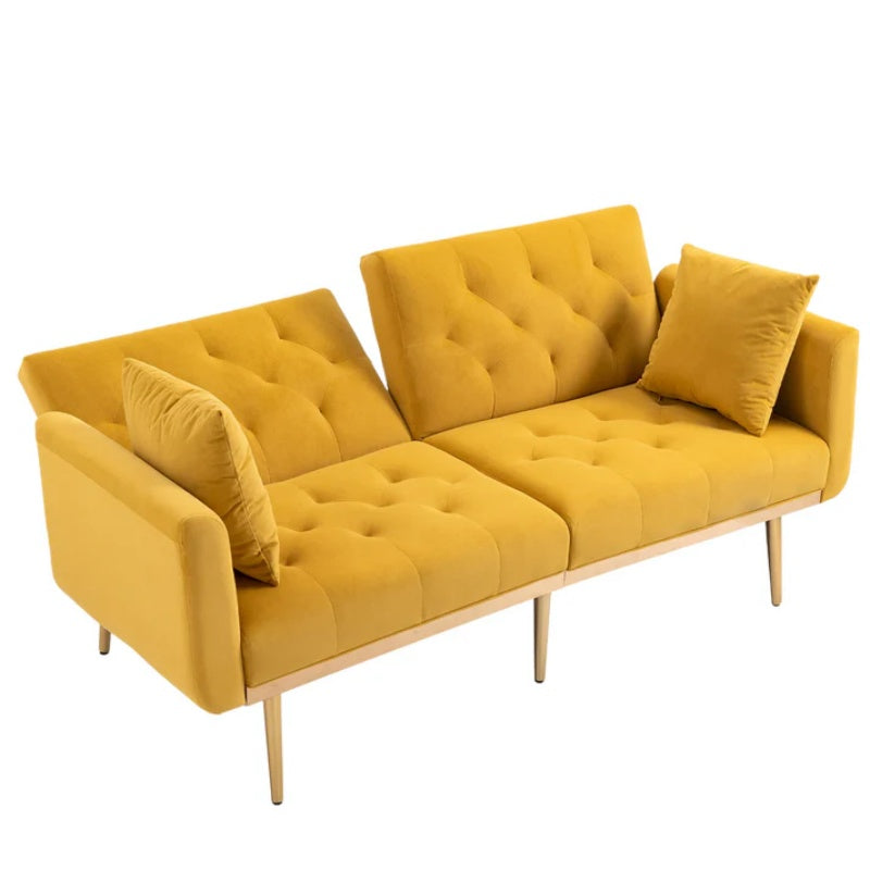 COOLMORE Velvet Sofa , Accent sofa .loveseat sofa with metal feet-海智集-Default-