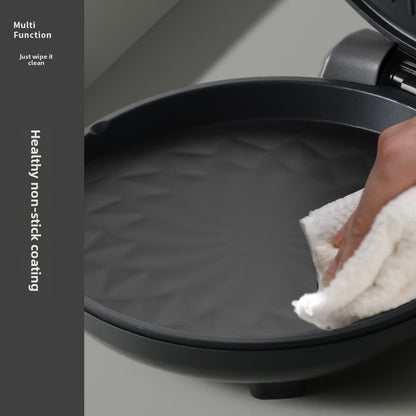 Electric Griddle for Home Use, Double-Sided Heating, Frying and Grilling Machine, Pancake Maker, Sandwich Breakfast Machine, Egg Pancake Maker, Large Diameter Griddle, Electric Frying Pan, Grilling Machine, Pancake Machine [2023 Model] Graphite Gray-海智集-