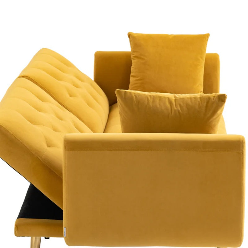 COOLMORE Velvet Sofa , Accent sofa .loveseat sofa with metal feet-海智集-Default-