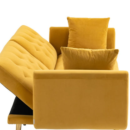 COOLMORE Velvet Sofa , Accent sofa .loveseat sofa with metal feet-海智集-Default-