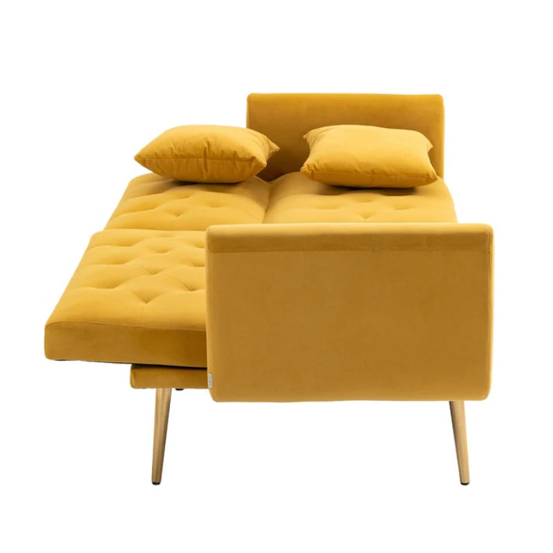 COOLMORE Velvet Sofa , Accent sofa .loveseat sofa with metal feet-海智集-Default-