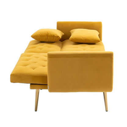 COOLMORE Velvet Sofa , Accent sofa .loveseat sofa with metal feet-海智集-Default-