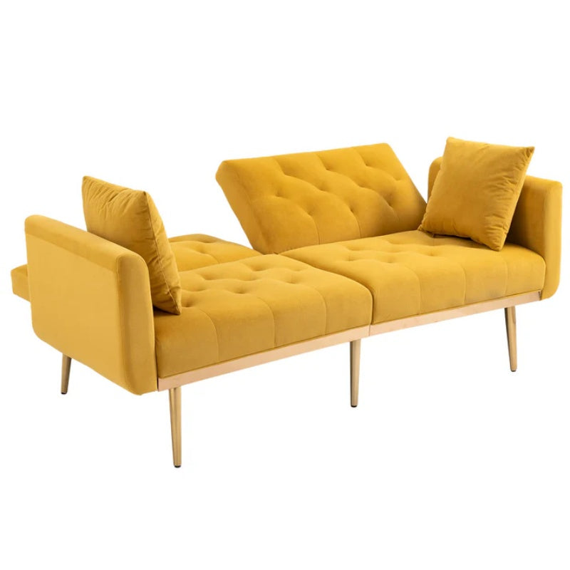 COOLMORE Velvet Sofa , Accent sofa .loveseat sofa with metal feet-海智集-Default-