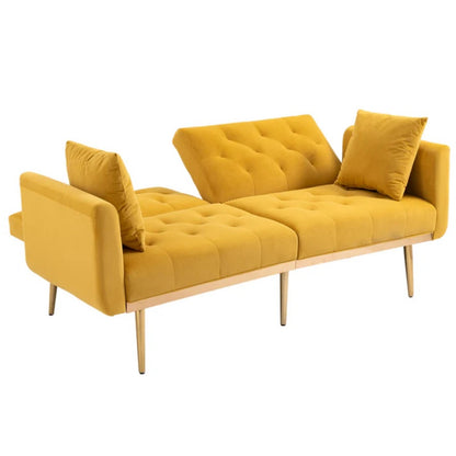 COOLMORE Velvet Sofa , Accent sofa .loveseat sofa with metal feet-海智集-Default-