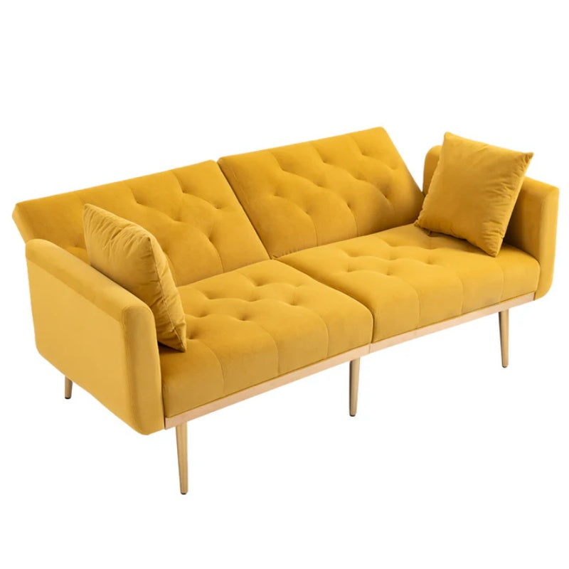 COOLMORE Velvet Sofa , Accent sofa .loveseat sofa with metal feet-海智集-Default-