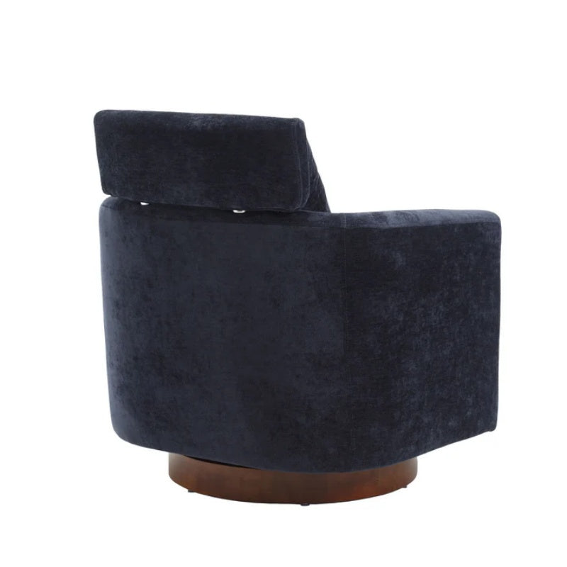 COOLMORE 360 degree rotation design, multi-gear adjustment backrest, soft and comfortable chenille fabric, ergonomic design of the living room chair-海智集-Default-
