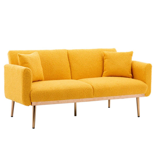 COOLMORE Velvet Sofa , Accent sofa .loveseat sofa with metal feet-海智集-Default-