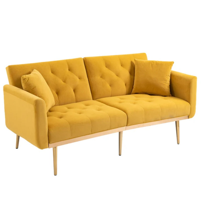 COOLMORE Velvet Sofa , Accent sofa .loveseat sofa with metal feet-海智集-Default-