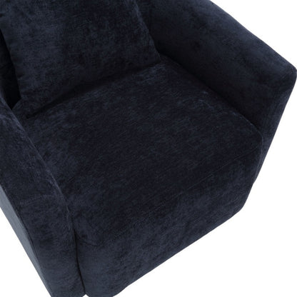 COOLMORE 360 degree rotation design, multi-gear adjustment backrest, soft and comfortable chenille fabric, ergonomic design of the living room chair-海智集-Default-