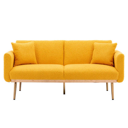 COOLMORE Velvet Sofa , Accent sofa .loveseat sofa with metal feet-海智集-Default-